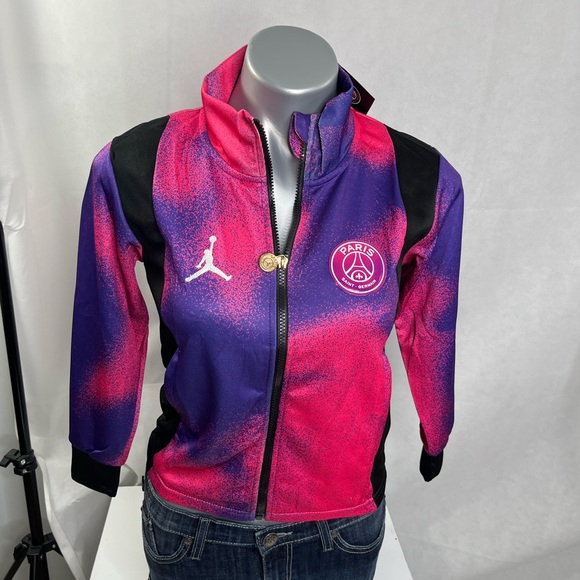 Jordan Paris Saint-Germain Pink And Purple Jacket. New With Tags.